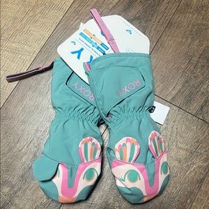 NWT Roxy Girls Snow Mitts